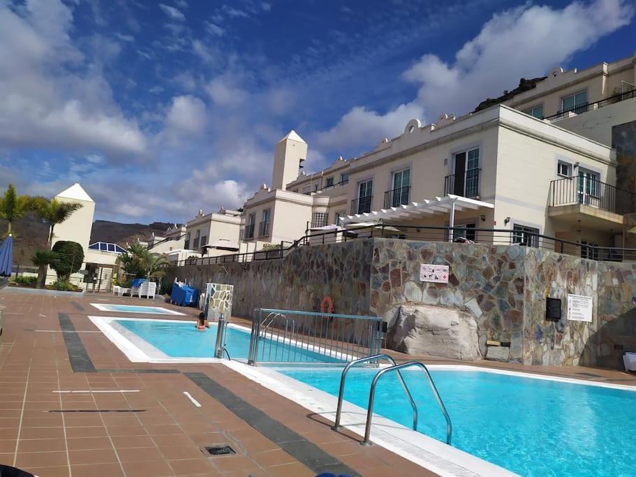 Appartamento Moderno Residencial Puerto Rico Sol Mar Y Piscina Esterno foto