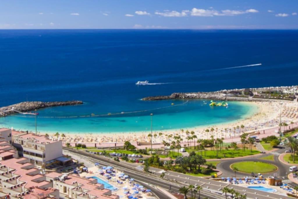 Appartamento Moderno Residencial Puerto Rico Sol Mar Y Piscina Esterno foto